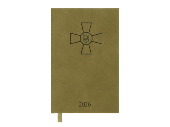 Ежедневник Forces 2026 А6, 336 страниц, твердая обложка, хаки