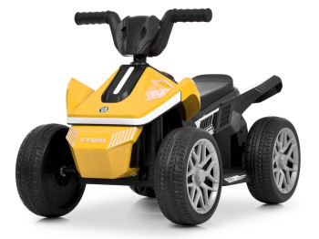 Детский электроквадроцикл Bambi Racer M 6362E-6, 1х6V7AH, 62×35W, EVA, Bluetooth, MP3, USB, желтый