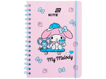 Блокнот А5 на спирали My Melody Kite HK26-190-3, клетка, 80 листов