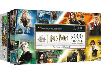 Пазл Trefl Prime UFT Harry Potter Дома Хогвартса, 9000 элементов