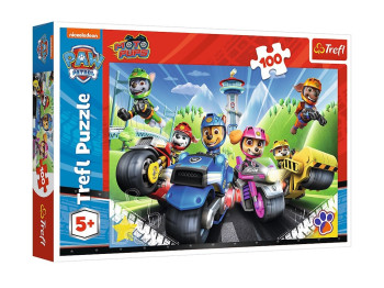 Пазл Trefl Paw Patrol Щенячий патруль на мотоциклах, 100 деталей