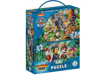 Пазл Paw Patrol Пригоди у Джунглях 2в1. 24-36 елементів. DoDo 200572