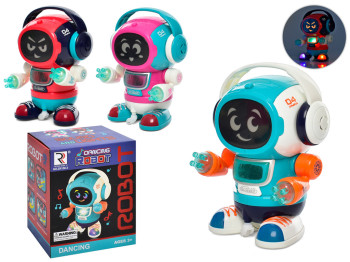 Іграшка робот танцюючий ZR156-3, 16 см, музика та світло, Dancing Robot