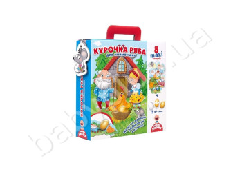 Максі пазли Курочка Ряба для найменших, Vladi Toys