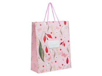 Пакет подарочный бумажный с ручками Axent Secret Garden 8502-34-A-TR, 26x32 см