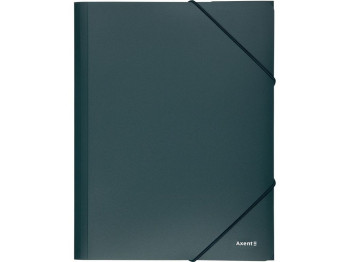 Папка на резинках А4 зелёная. Axent 1508-05-A