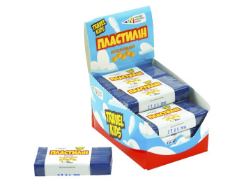 Пластилин восковый синий 30 грамм, Гамма