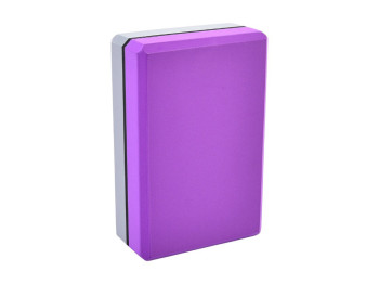 Блок для йоги опорный MS 0858-17-V, 23 см, EVA, двухцветный, BabyToys