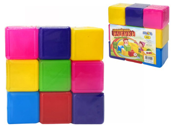 Набір кольорових кубиків 9 шт. M.Toys 05061