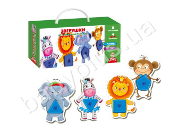 Гра з гудзиками Звірятка, Vladi Toys