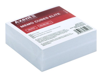 Папір для нотаток непроклеєний Axent Elite White 8041-A, 80×80×30 мм, білий