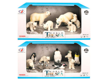 Игрушки фигурки Арктические животные, 2 вида (цена за 1 шт)