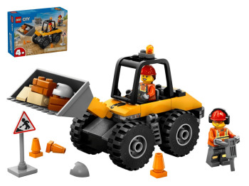 Конструктор LEGO City Желтый строительный автопогрузчик, 81 деталь