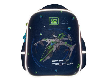 Рюкзак школьный полукаркасный In Space. GoPack GO24-165S-4