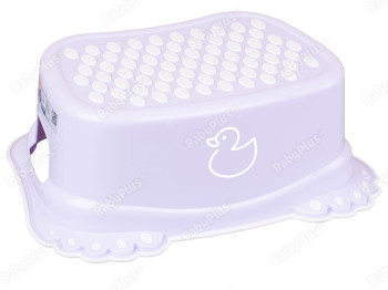 Подставка для ног Утенок с противоскользящей резиной светло-фиолетовая. Tega Baby DK-006-133