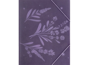 Папка на гумках А4+ Lavender-1. Axent 1509-36-A