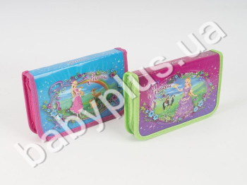 Пенал KIDIS, одинарный, картонный, серия PRINCESS WORLD