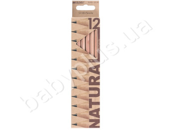 Карандаши шестигранные графитные НВ 12 штук Marco Natural Cedarlite 6000-12CB УЦЕНКА
