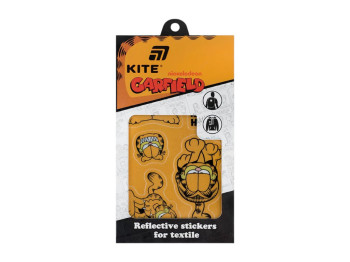 Стікери світловідбивні для текстилю Kite Garfield GF25-114, 6 шт., PVC, Kite