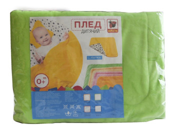Плед детский зеленый 78х90. Macik МС 110612-12