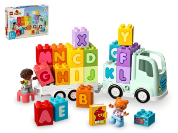 Конструктор LEGO DUPLO Town Грузовик с алфавитом, 36 деталей