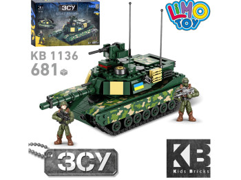 Конструктор военный танк M1A2 Abrams. Limo Toy KB 1136. 681 деталь