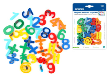 Магнітні цифри та символи 37 шт Magnetic Numbers & Symbols, набір для рахунку