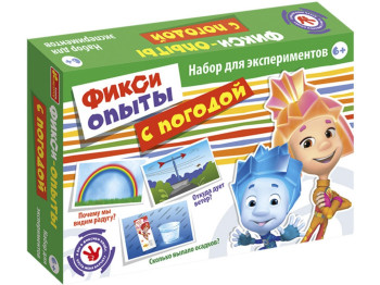 Набор для экспериментов, Фикси-опыты Опыты с погодой, Ranok Creative