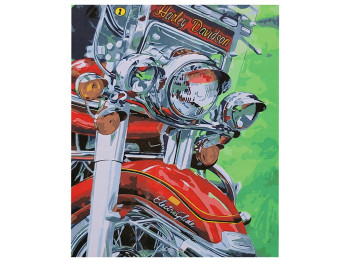 Набор для росписи по номерам Фото Harley 40х50 см, Strateg
