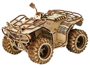 Деревянный 3D-конструктор Квадроцикл