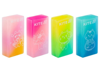 Гумка кольорова Jelly cat, Kite
