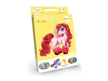 Розвиваючі пазли для малюків Puzzle For Kids, Danko Toys