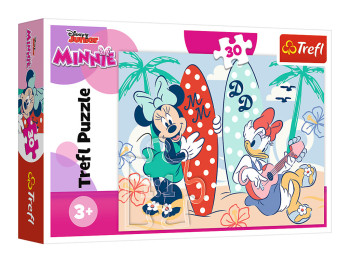 Пазл Trefl Disney Цветная Минни, 30 элементов