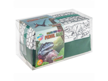 Пенал-розмальовка з фломастерами Dinosaur Expedition, Moxy 990194