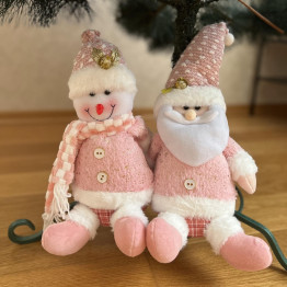 Фігура новорічна Santa Snowman 31см, M48042