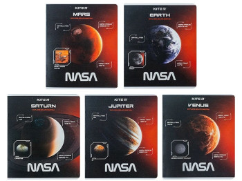 Зошит у клітинку 24 аркуши, NASA (ціна за 1шт)