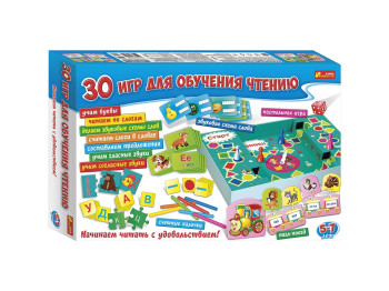 Большой набор, 30 игр для обучения чтению, Ranok Creative
