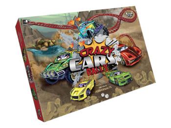 Настольная игра Crazy Cars Rally, Danko Toys