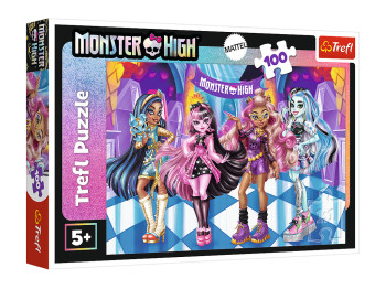 Пазл Trefl Monster High Ужасные друзья, 100 деталей