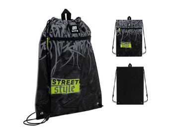 Сумка для обуви со шнурками Street Style K25-601M-6, 46×33 см, затяжка шнурком, Kite