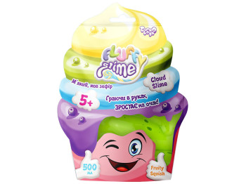 Вязкая масса Fluffy Slime 500 грамм. Danko Toys FLS-02-01U