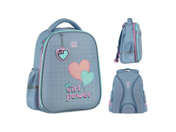 Рюкзак шкільний напівкаркасний Girl Power, GoPack