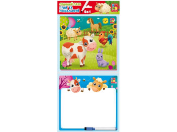 Гра настільна Набір 4в1, Ферма, Vladi Toys