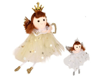 Фигурка-подвеска новогодняя Angel 14см, M48075