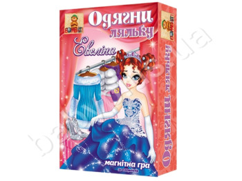Настільна гра Одягни ляльку. Евеліна. Bombat Game 4820172800125