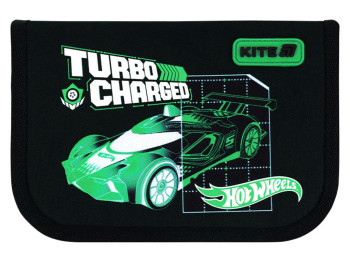Пенал на 1 відділення Kite Hot Wheels HW26-621, 1 відворот