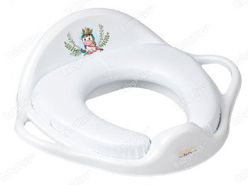 Туалетное сиденье Мягкое Дикий запад Единорог белое. Tega Baby DZ-020-103-JEDNOROZEC