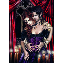 Пазли дерев'яні Коханці, 1000 елементів, Victoria Frances, Castorland