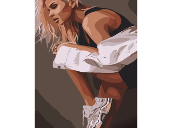 Набір для розпису по номерах Спортивний стиль 40х50 см, Strateg