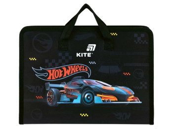 Папка-портфель Hot Wheels, А4, 1 відділення, Kite